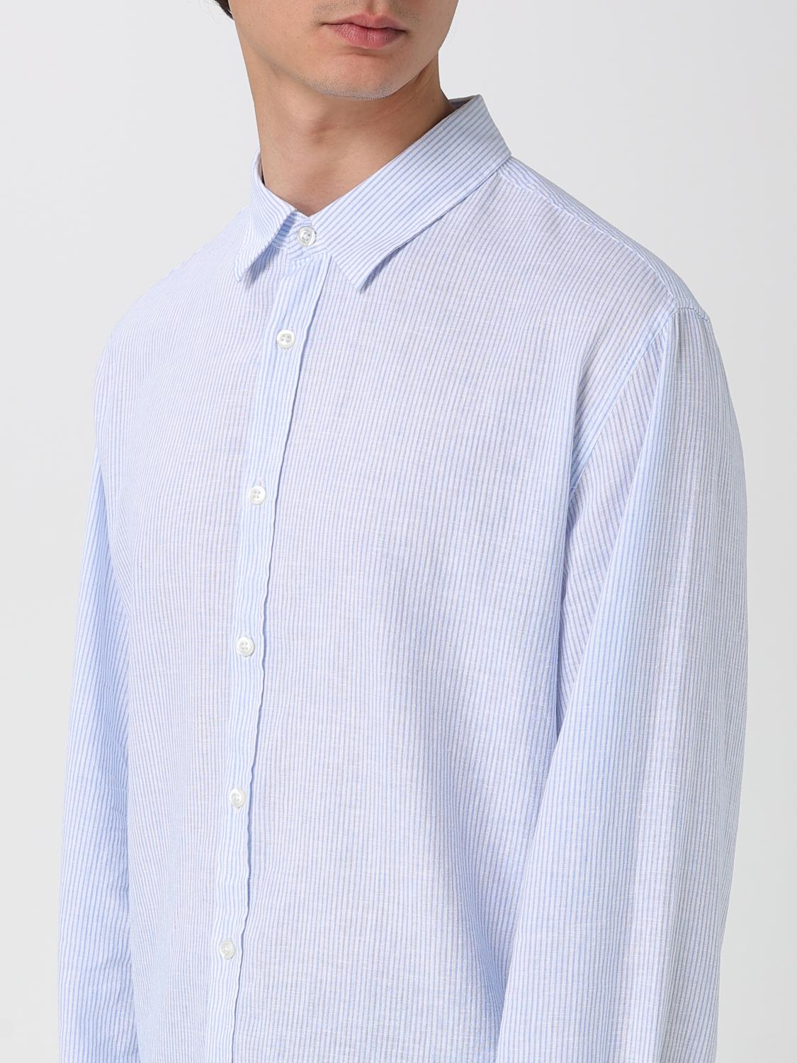 WOOLRICH CAMISA: Camisa hombre Woolrich, Azul Claro - Img 3