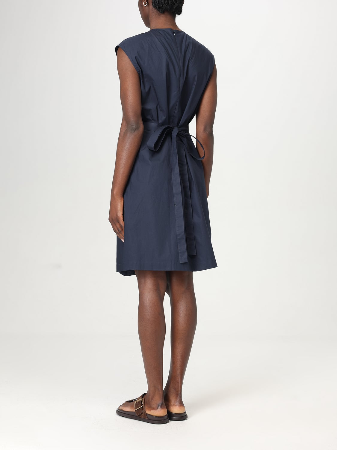 WOOLRICH VESTIDO: Vestido mujer Woolrich, Azul Oscuro - Img 2