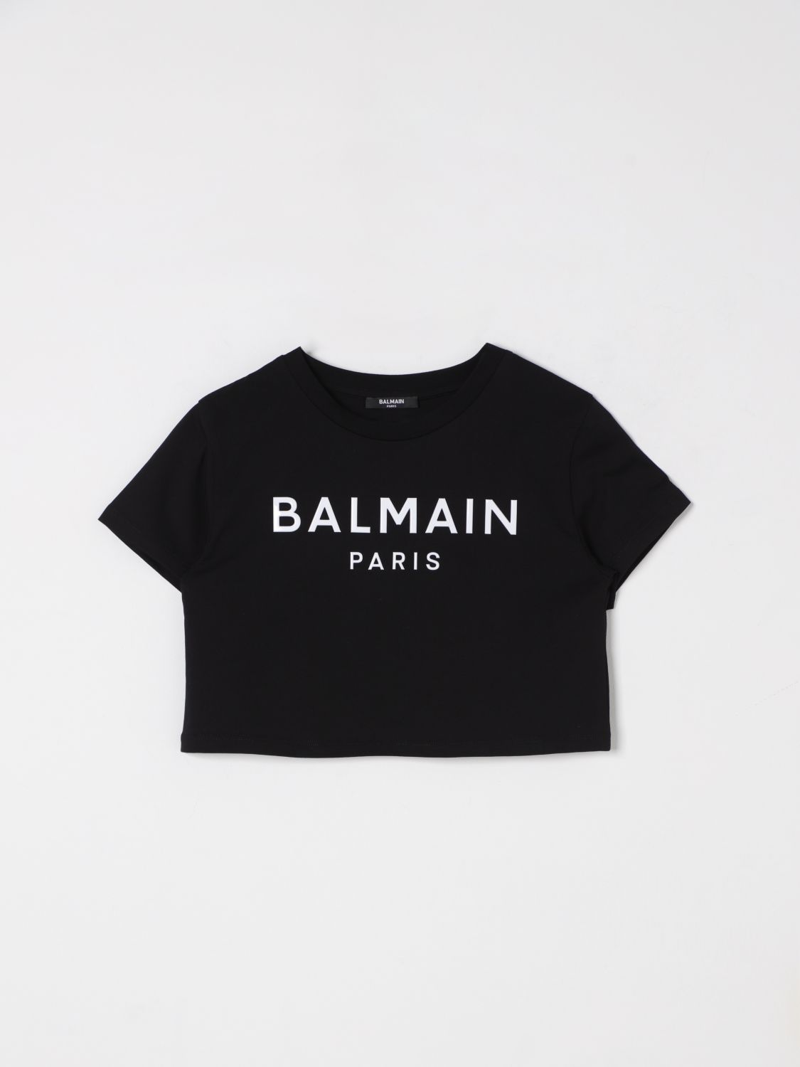 BALMAIN T恤: T恤 儿童 Balmain, 黑色 - Img 1