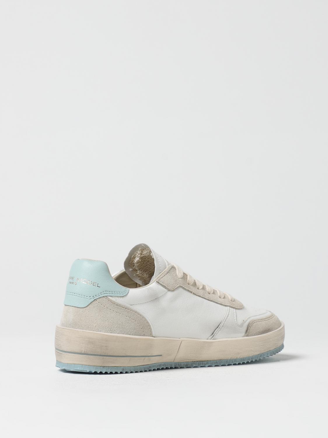 PHILIPPE MODEL SNEAKERS: Sneakers woman Philippe Model, Sky Blue - Img 3