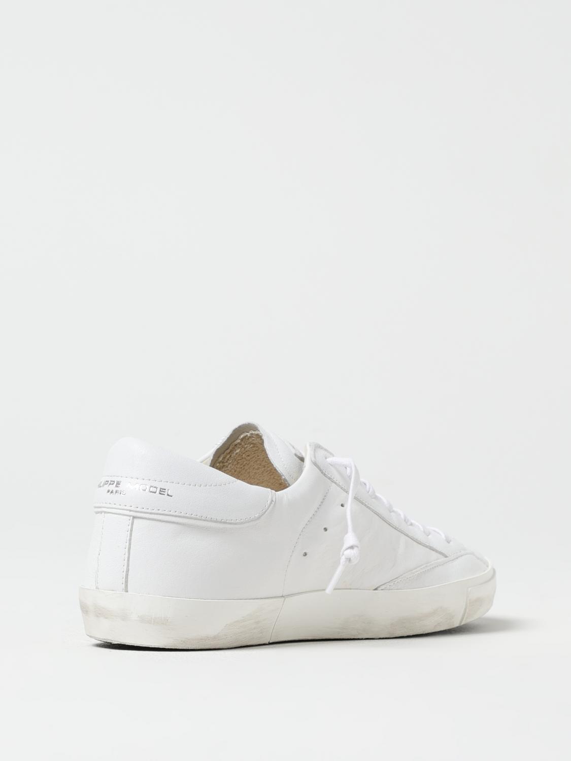 PHILIPPE MODEL SNEAKERS: Sneakers men Philippe Model, White - Img 3