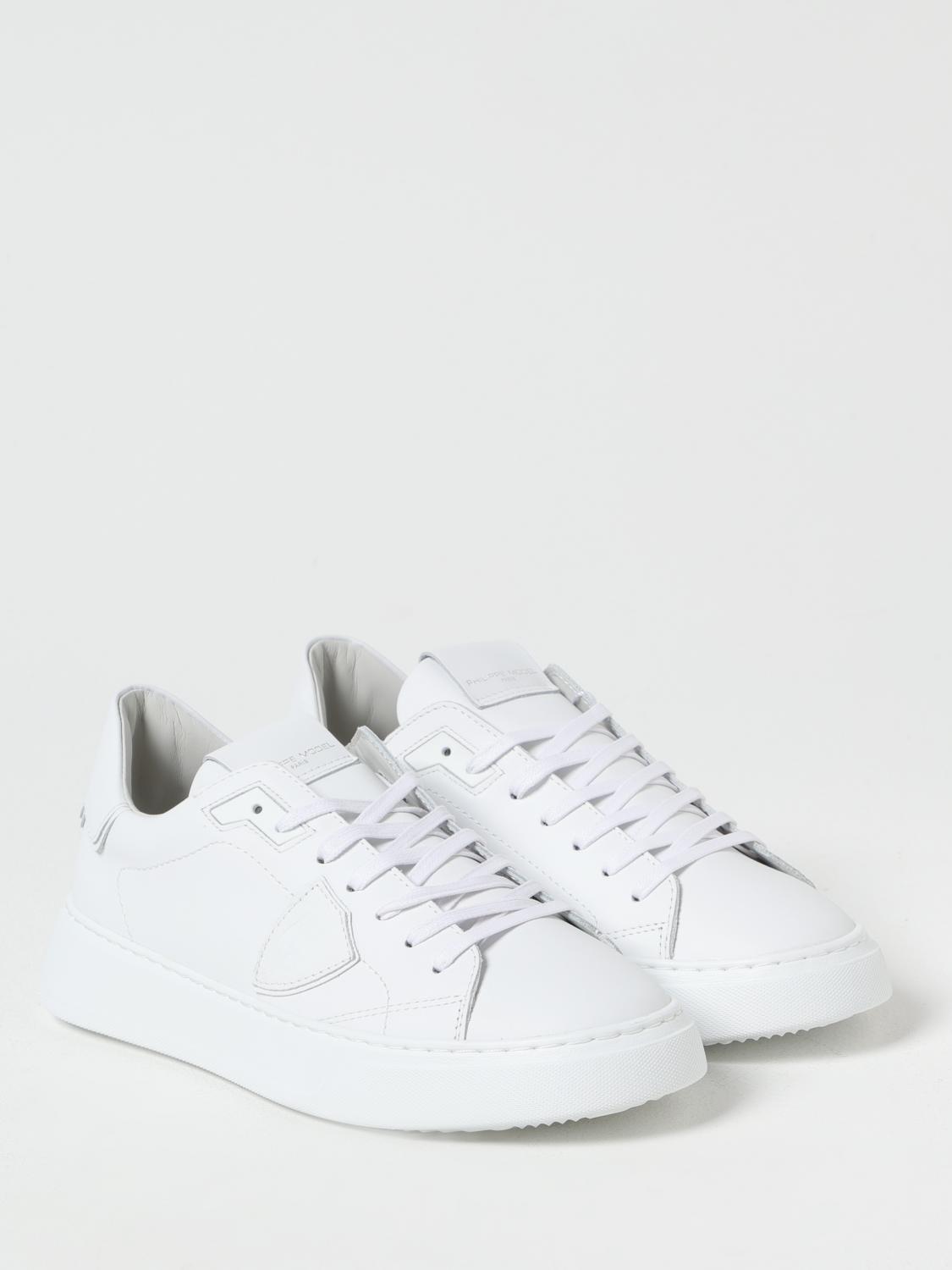 PHILIPPE MODEL SNEAKERS: Sneakers men Philippe Model, White 1 - Img 2