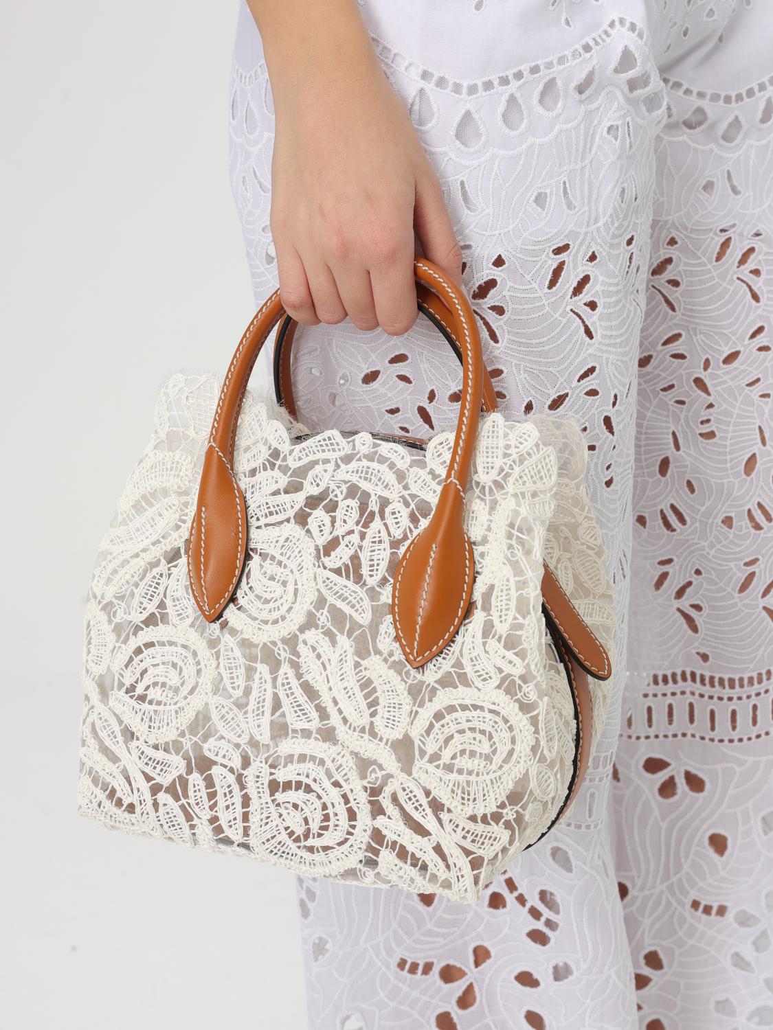 ERMANNO SCERVINO HANDBAG: Shoulder bag woman Ermanno Scervino, White - Img 2