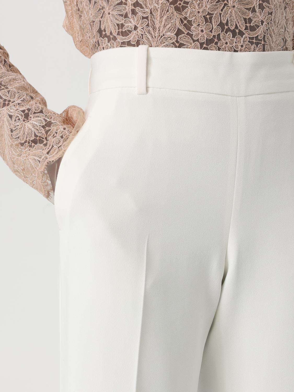 ERMANNO SCERVINO PANTS: Pants woman Ermanno Scervino, White - Img 5