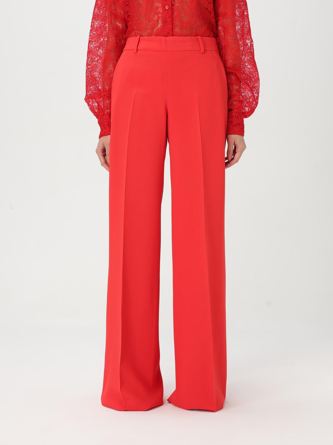 ERMANNO SCERVINO PANTS: Pants woman Ermanno Scervino, Red - Img 1