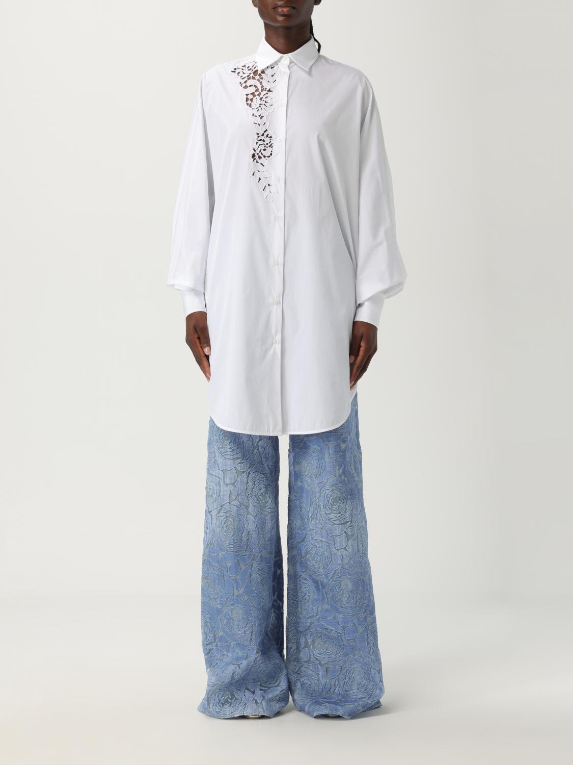 ERMANNO SCERVINO CAMISA: Camisa mujer Ermanno Scervino, Blanco - Img 1