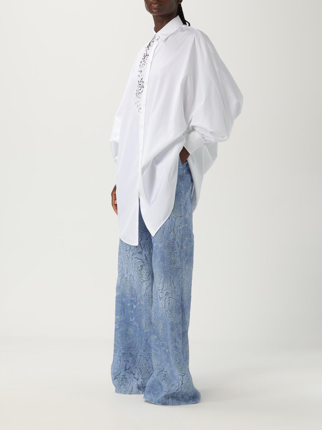 ERMANNO SCERVINO CAMISA: Camisa mujer Ermanno Scervino, Blanco - Img 2