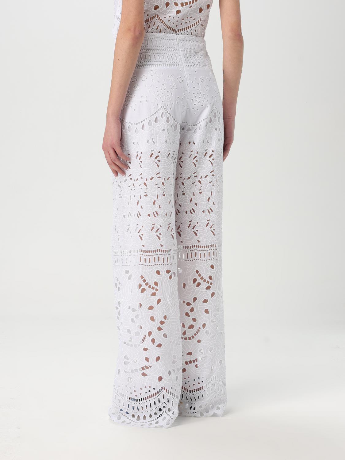 ERMANNO SCERVINO LIFE PANTS: Pants woman Ermanno Scervino Life, White - Img 3