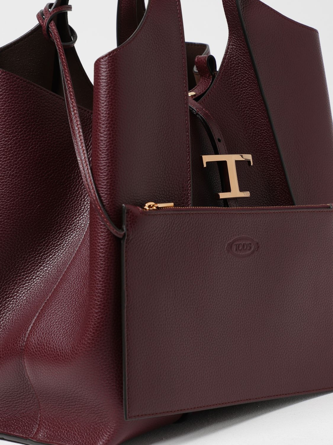 TOD'S SHOULDER BAG: Shoulder bag woman Tod's, Burgundy - Img 3