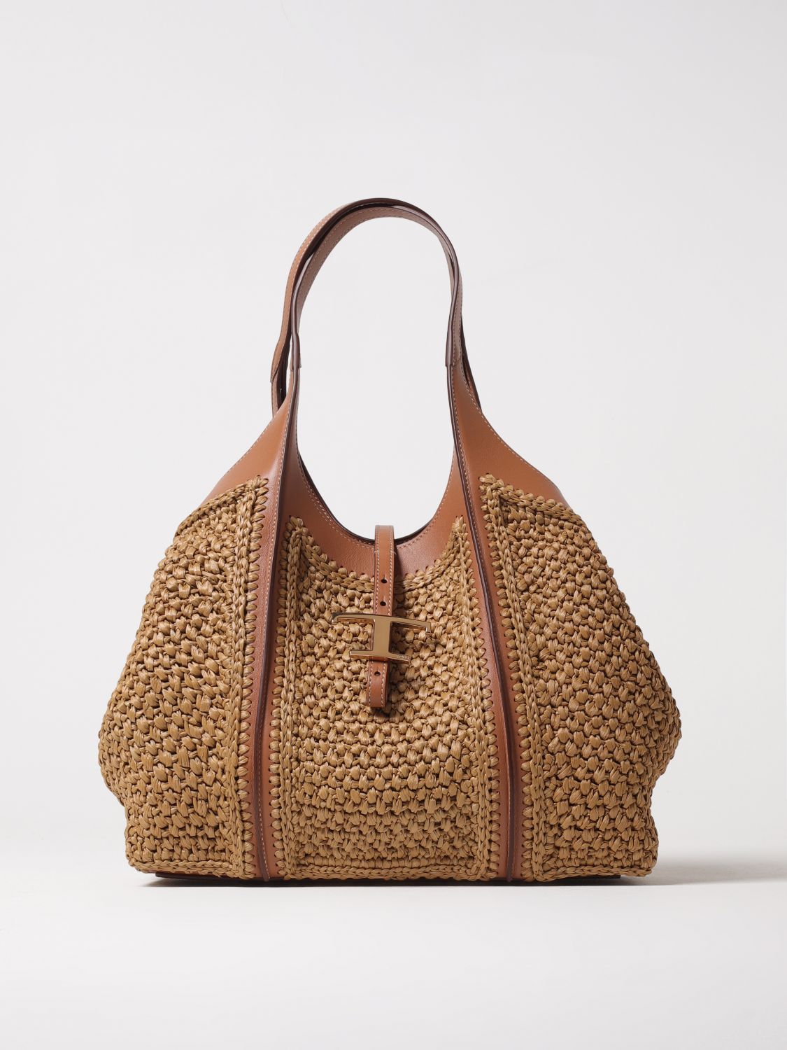 TOD'S SHOULDER BAG: Shoulder bag woman Tod's, Natural - Img 1