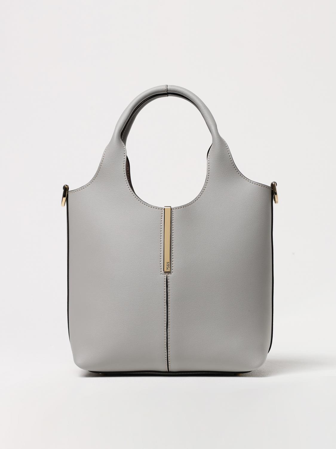 TOD'S BORSA A SPALLA: Borsa Tod's in pelle , Grigio - Img 1