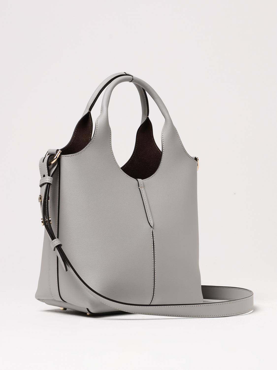 TOD'S BORSA A SPALLA: Borsa Tod's in pelle , Grigio - Img 3