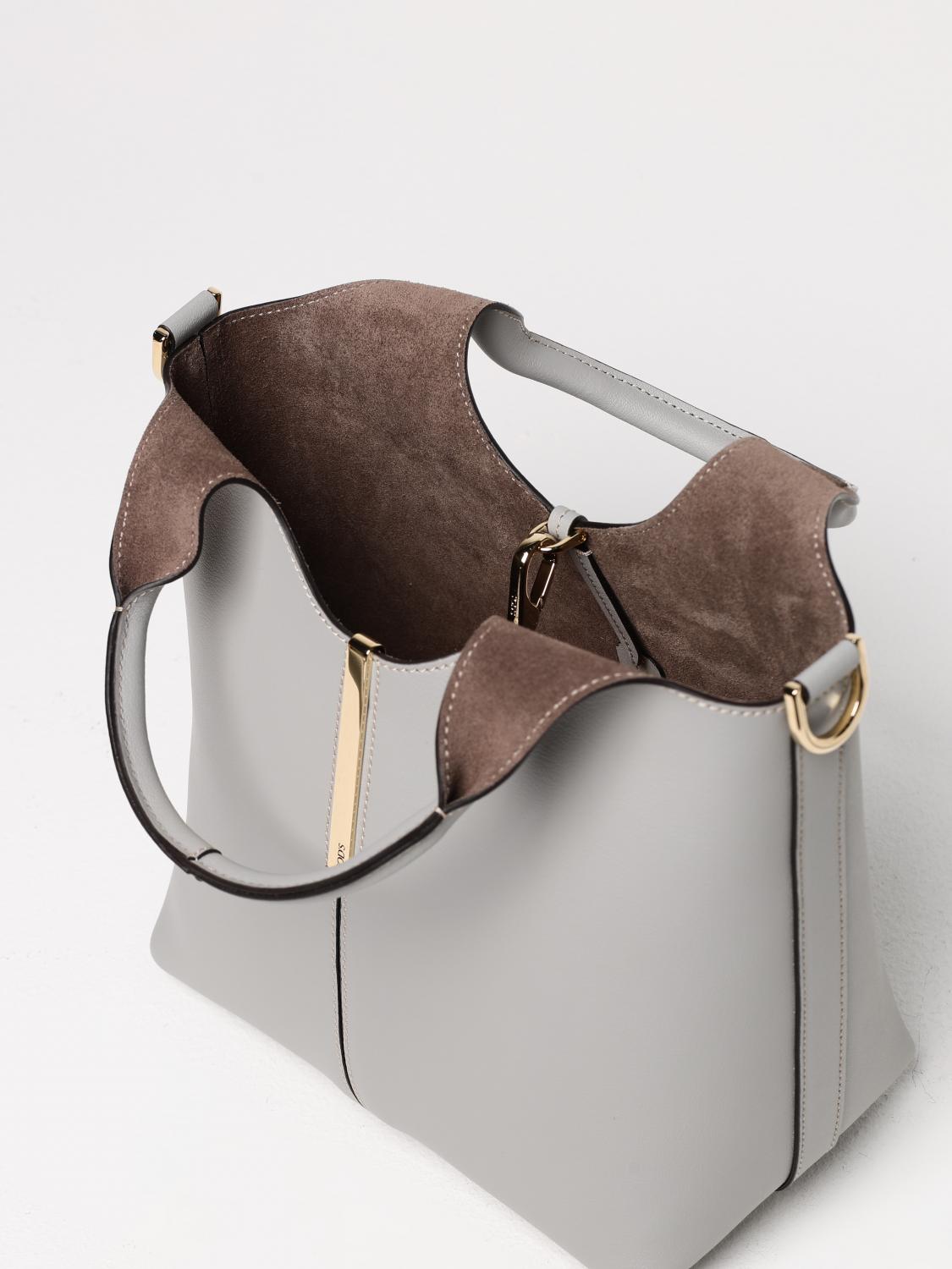 TOD'S BORSA A SPALLA: Borsa Tod's in pelle , Grigio - Img 5