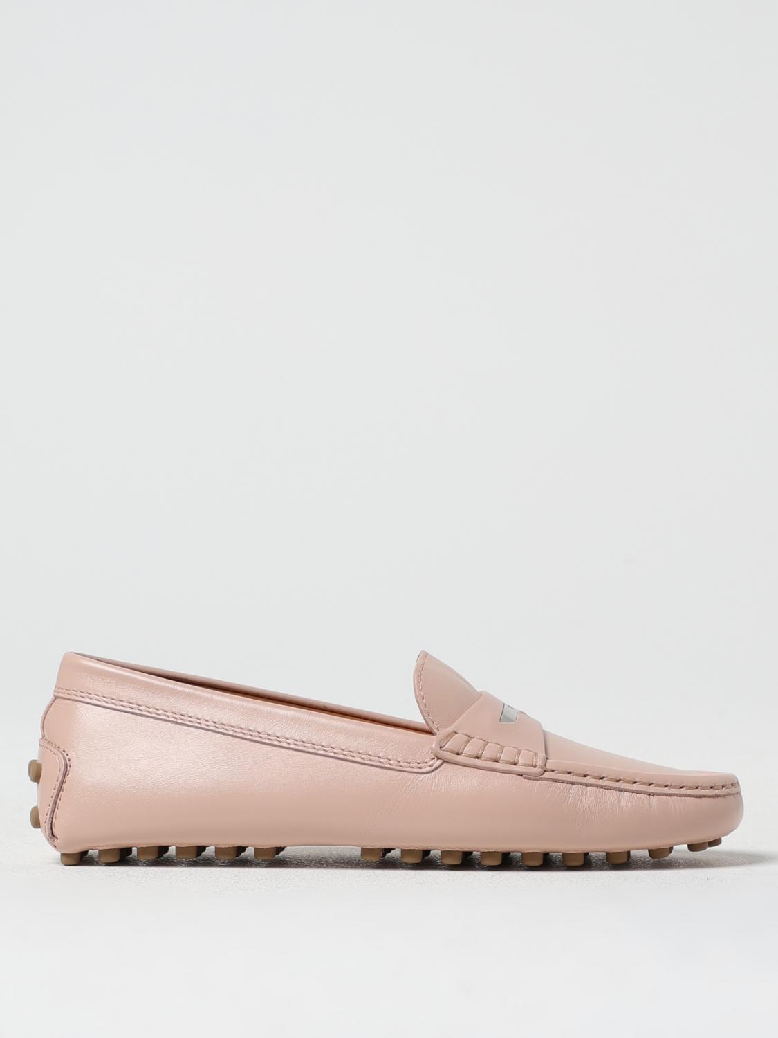 TOD'S MOCASSINI: Mocassino Driver Tod's in pelle , Rosa - Img 1