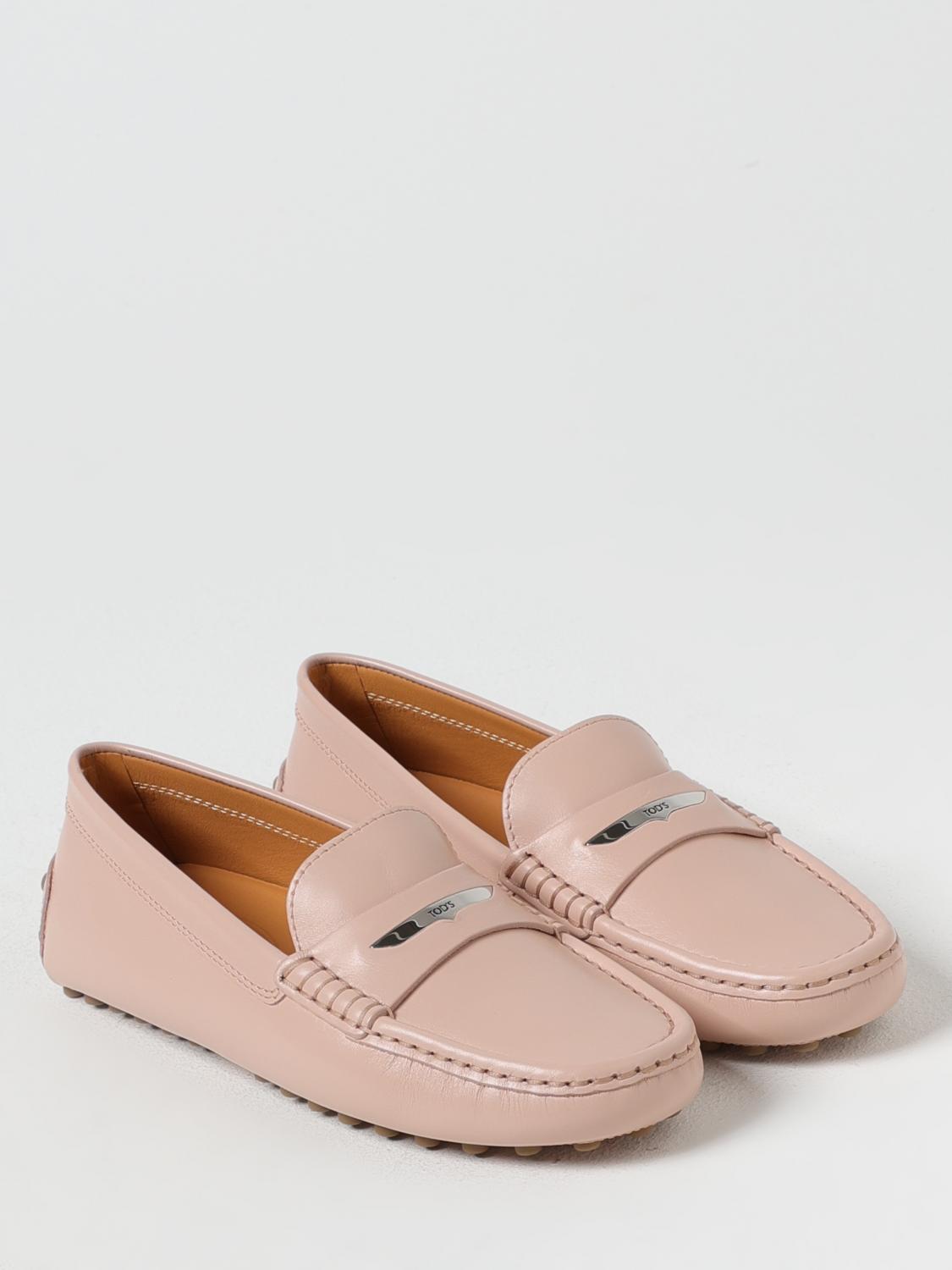 TOD'S MOCASSINI: Mocassino Driver Tod's in pelle , Rosa - Img 2