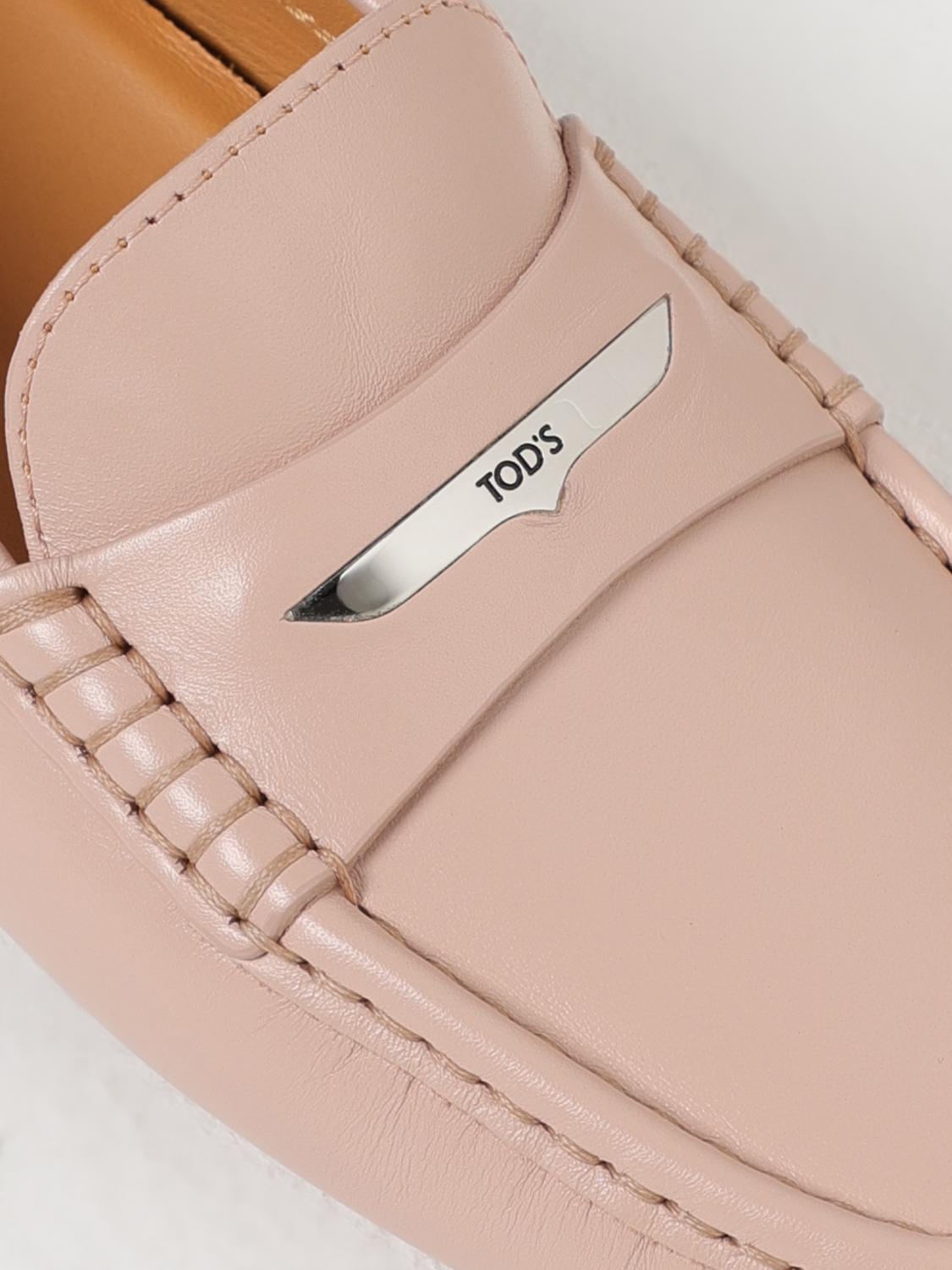 TOD'S MOCASSINI: Mocassino Driver Tod's in pelle , Rosa - Img 4