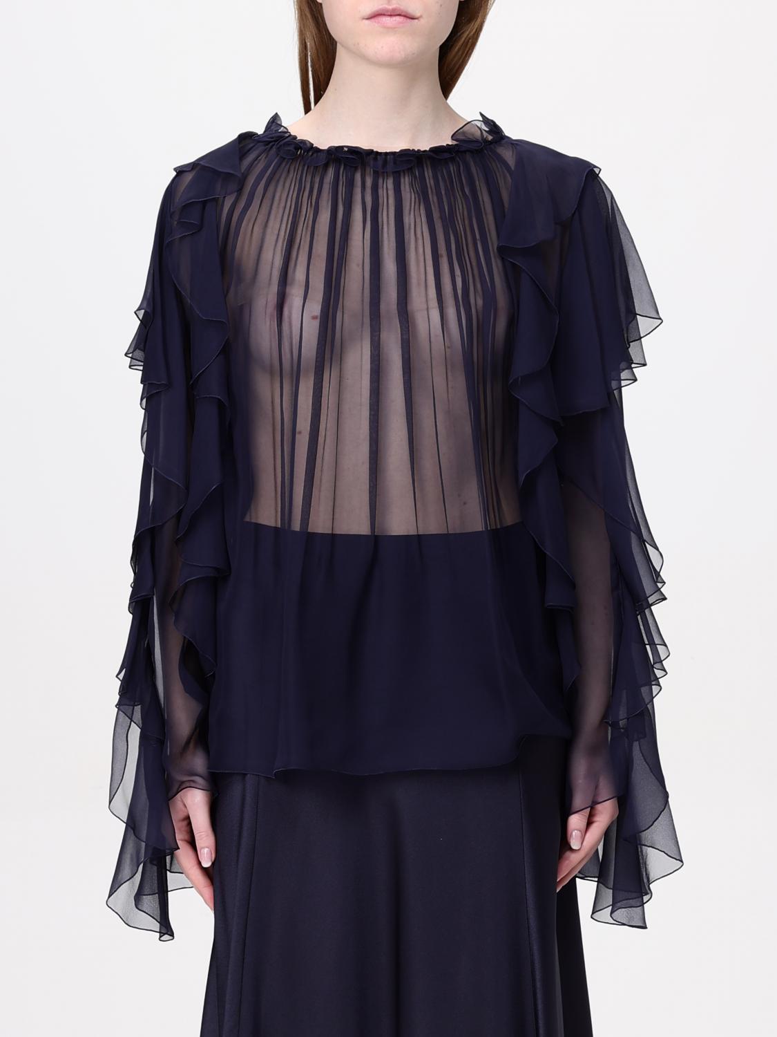 ALBERTA FERRETTI SHIRT: Shirt woman Alberta Ferretti, Blue - Img 1