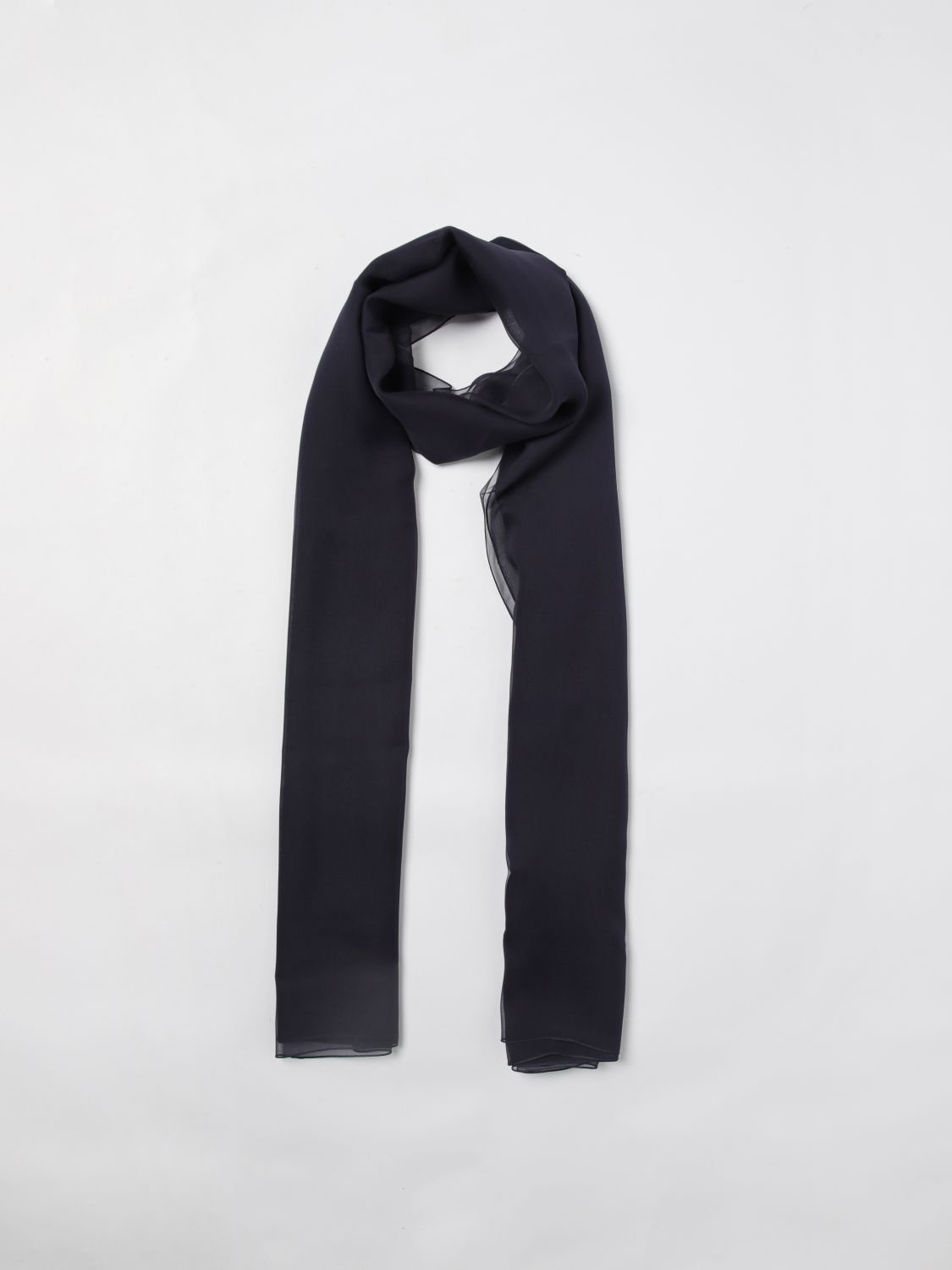 ALBERTA FERRETTI NECK SCARF: Neck scarf woman Alberta Ferretti, Blue - Img 4