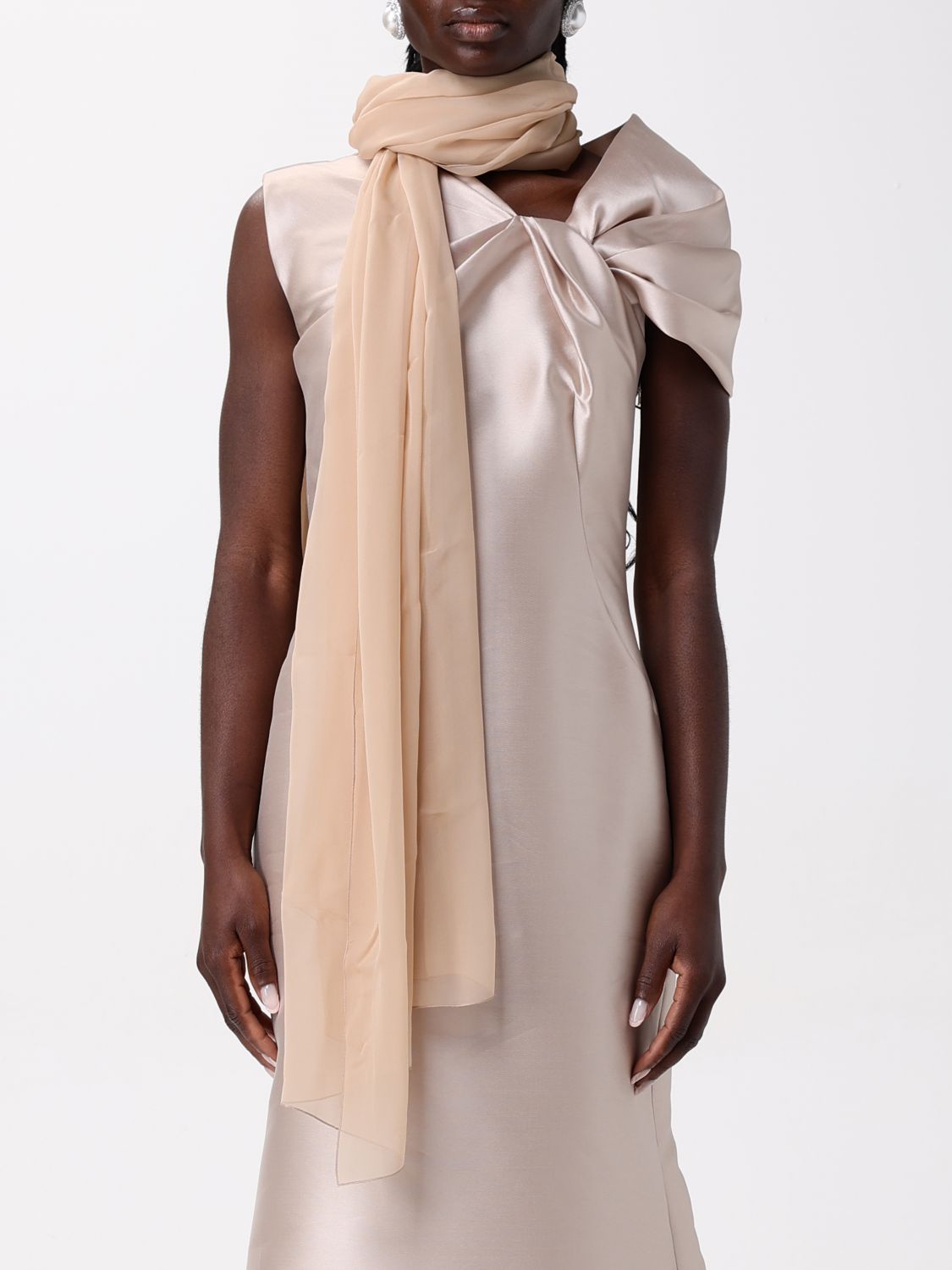 ALBERTA FERRETTI NECK SCARF: Neck scarf woman Alberta Ferretti, Pink - Img 2