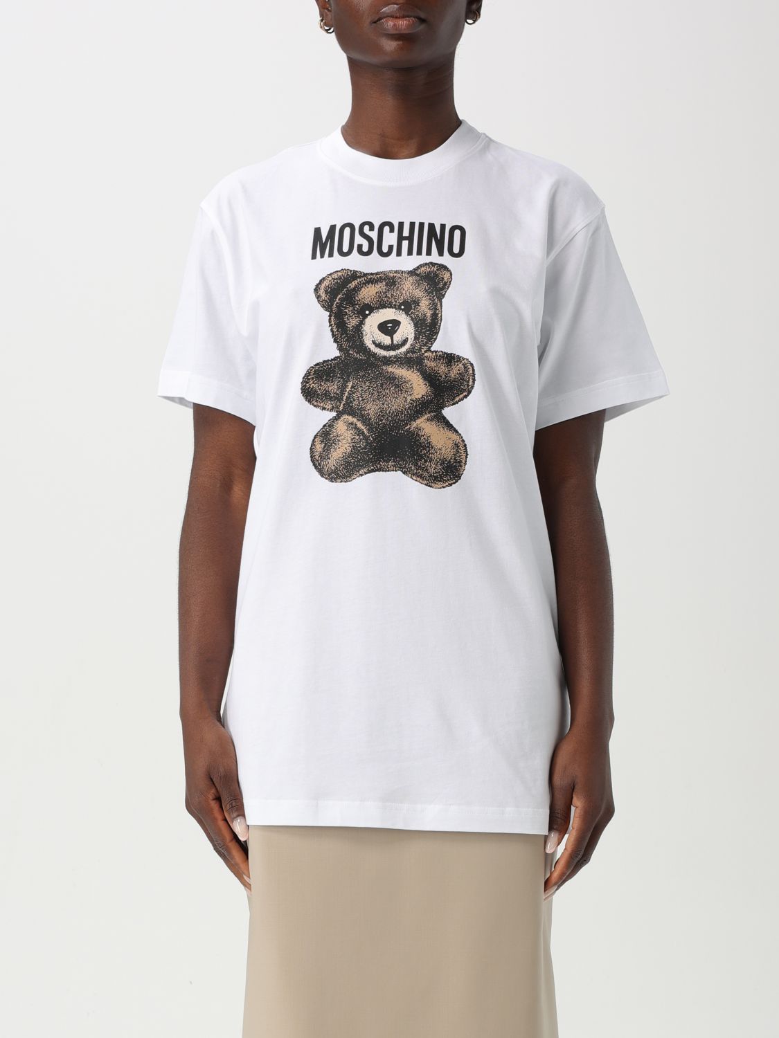 MOSCHINO COUTURE T恤: T恤 女士 Moschino Couture, 白色 - Img 1