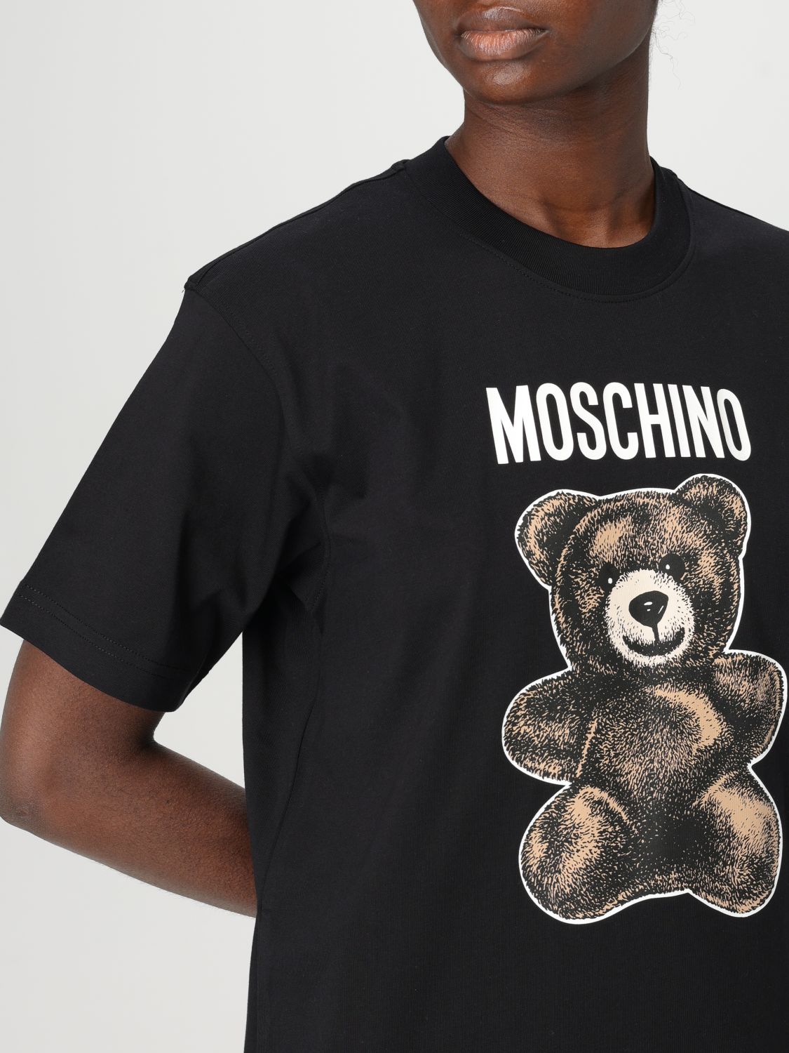 MOSCHINO COUTURE T-SHIRT: T-shirt woman Moschino Couture, Black - Img 4