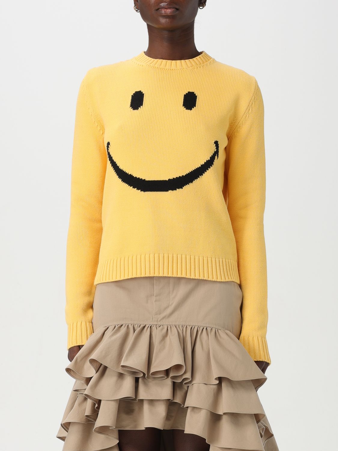 MOSCHINO COUTURE PULLOVER: Pullover damen Moschino Couture, Gelb - Img 1