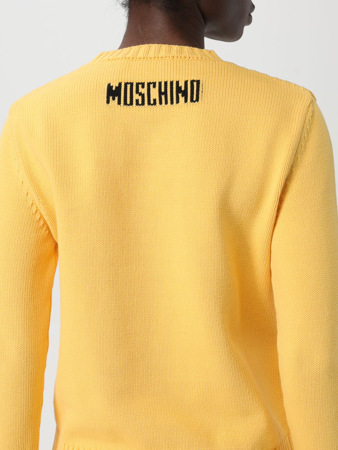 MOSCHINO COUTURE PULLOVER: Pullover damen Moschino Couture, Gelb - Img 5