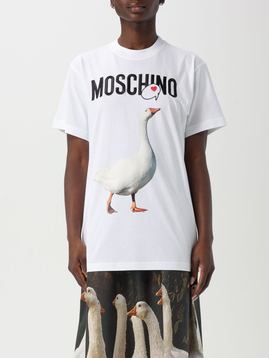 MOSCHINO COUTURE T-SHIRT: T-shirt woman Moschino Couture, White - Img 1