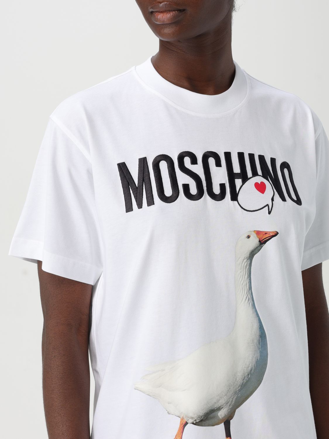 MOSCHINO COUTURE T-SHIRT: T-shirt woman Moschino Couture, White - Img 4