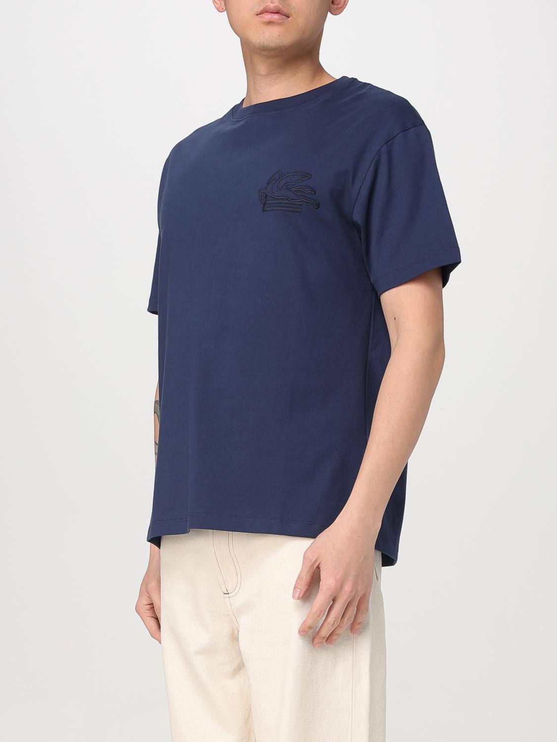 ETRO T-SHIRT: T-shirt men Etro, Blue - Img 4