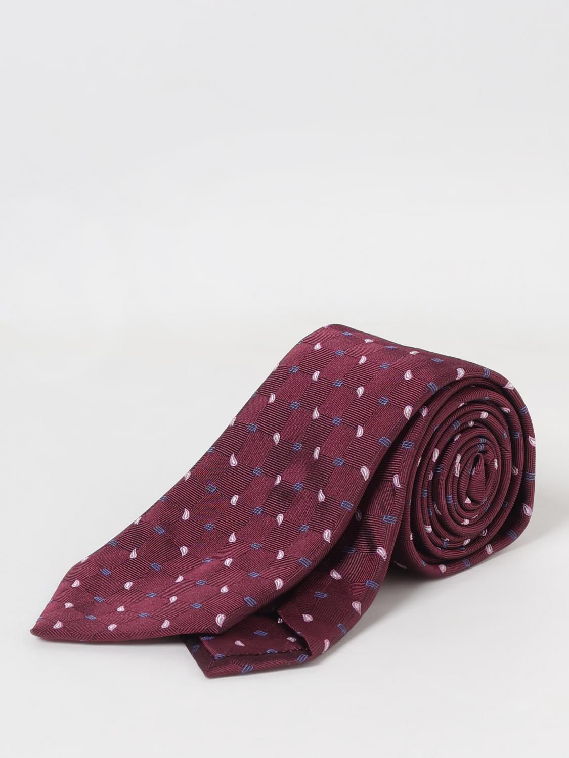 ETRO TIE: Tie men Etro, Burgundy - Img 1