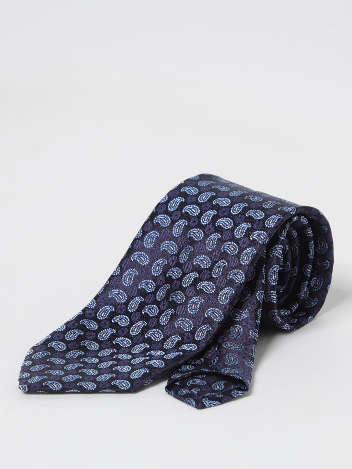 ETRO CORBATA: Corbata hombre Etro, Azul Oscuro - Img 1