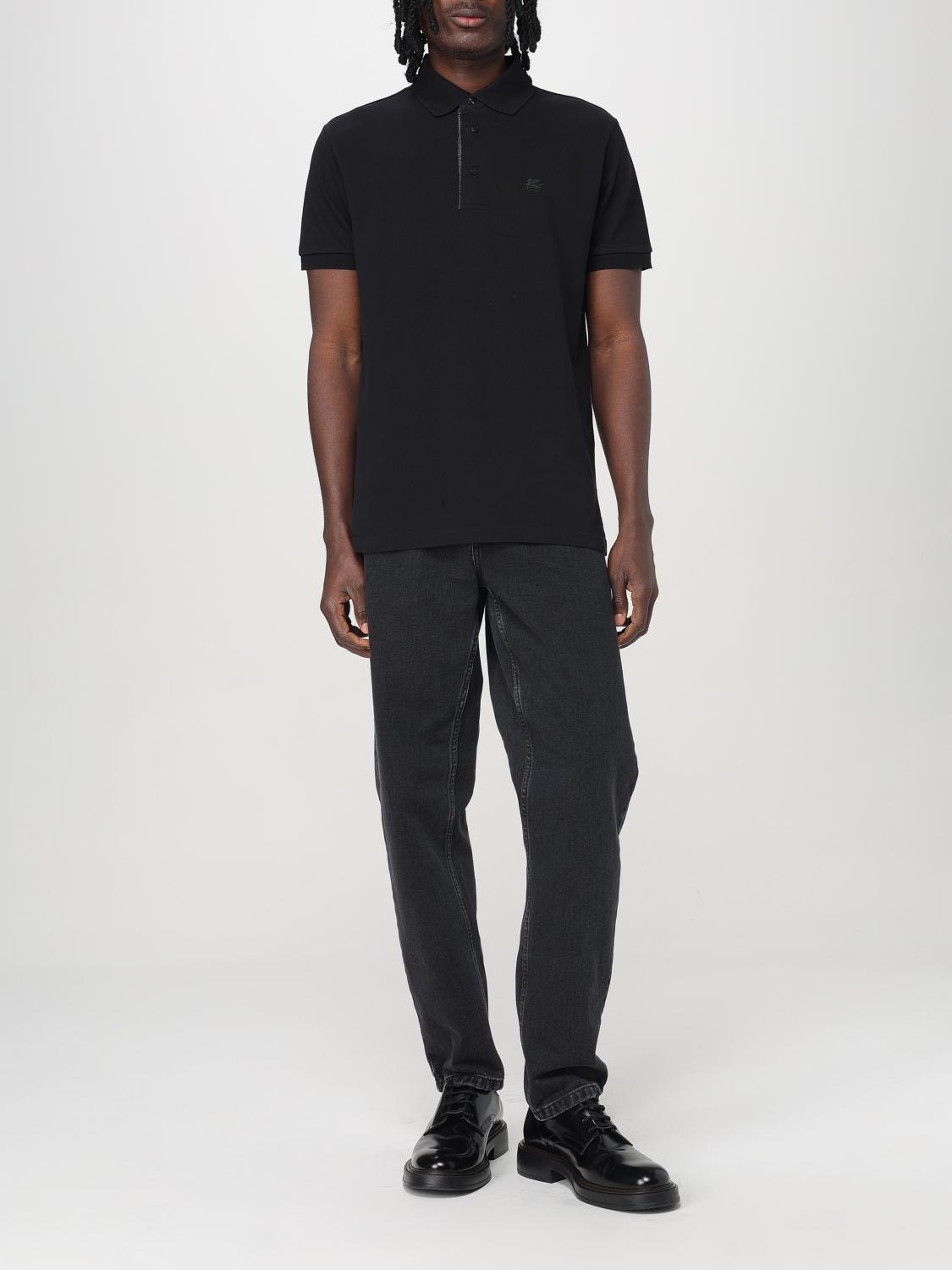 ETRO POLO SHIRT: Polo shirt men Etro, Black - Img 2