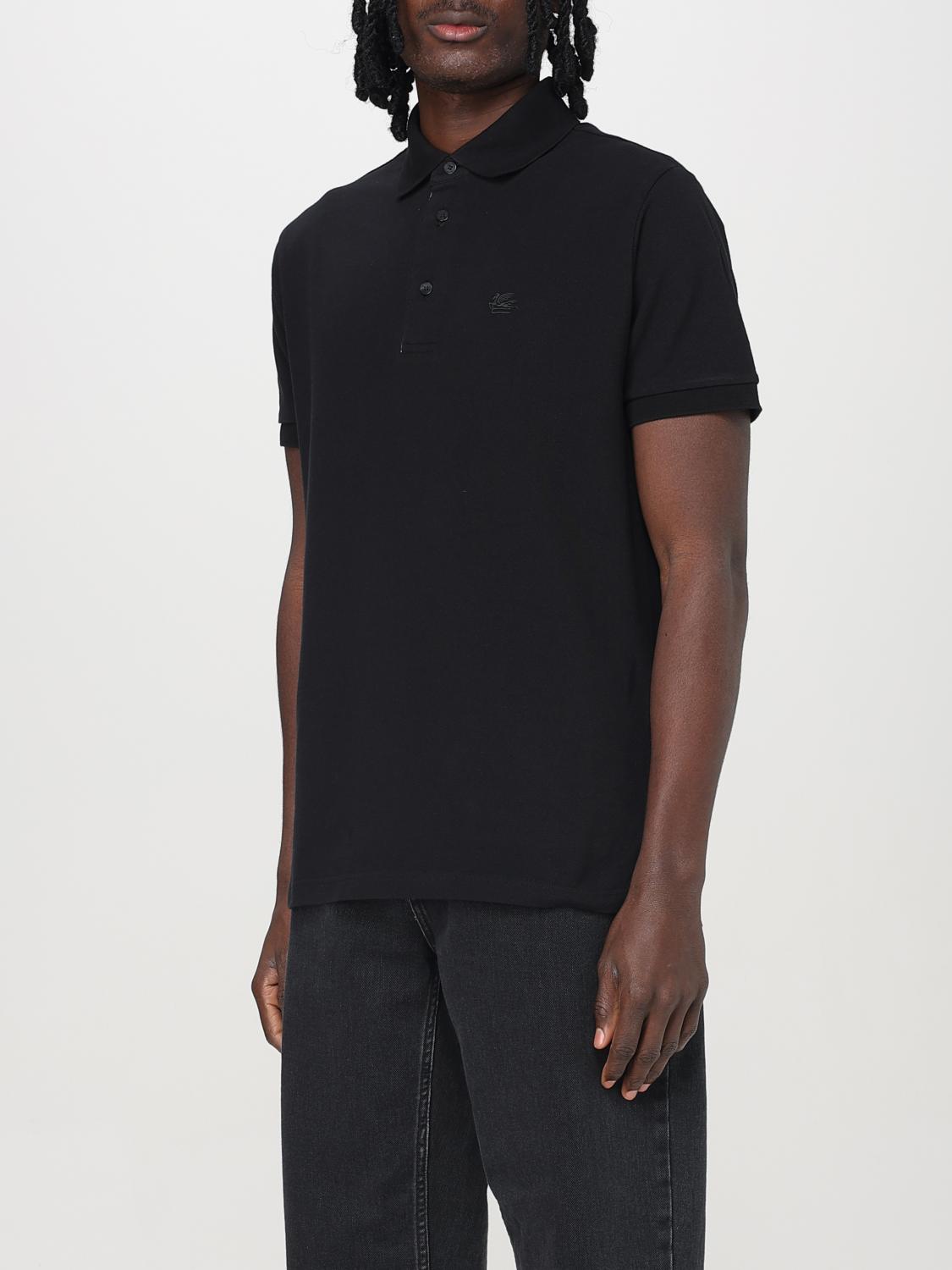 ETRO POLO SHIRT: Polo shirt men Etro, Black - Img 4