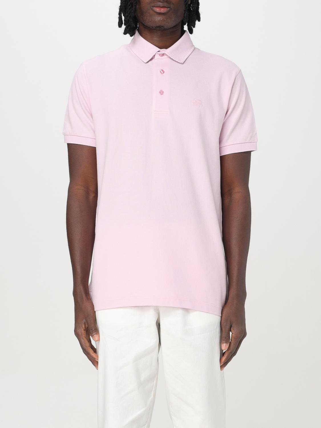 ETRO POLO SHIRT: Polo shirt men Etro, Pink - Img 1