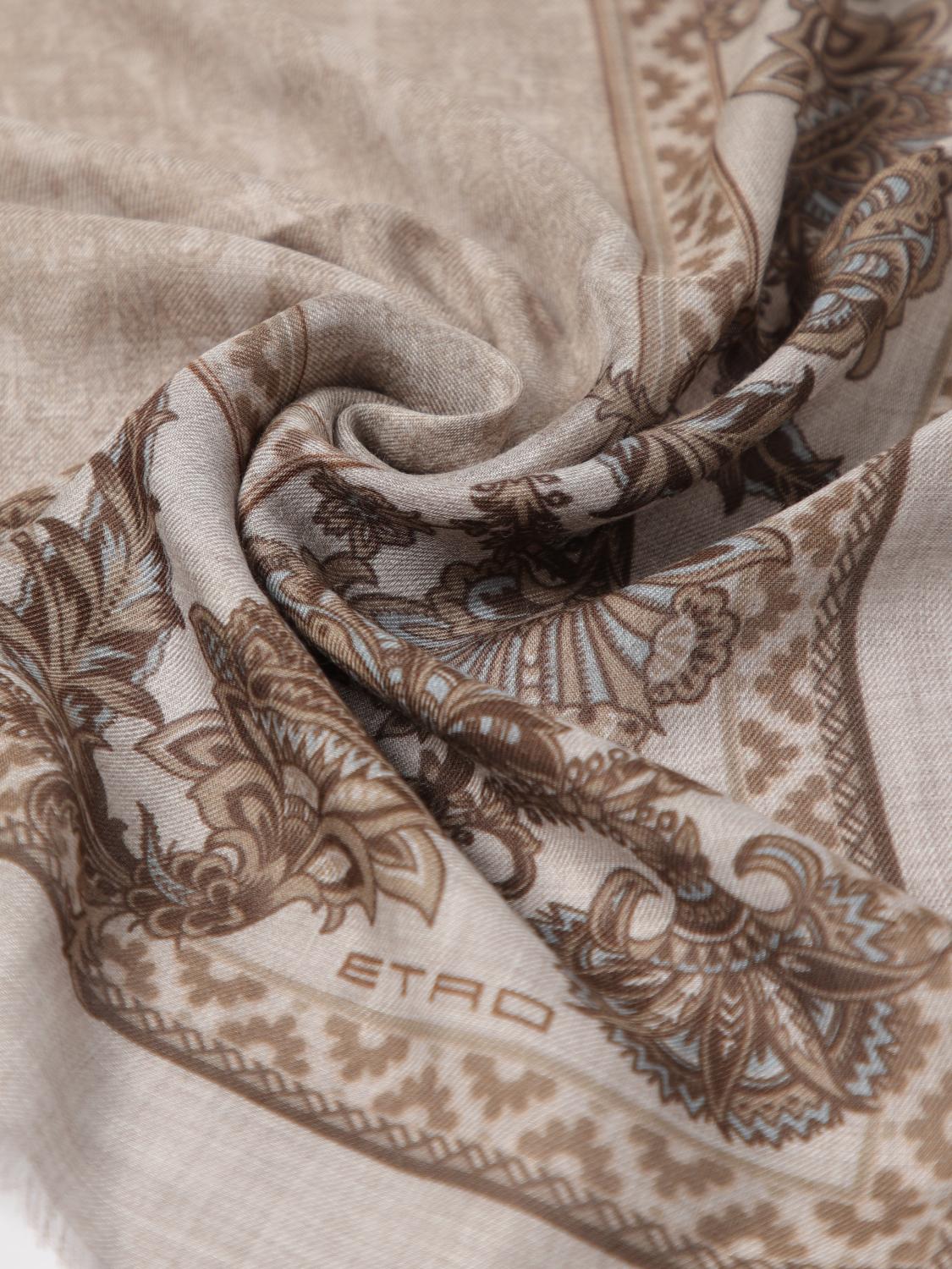 ETRO SCARF: Scarf men Etro, Beige - Img 3