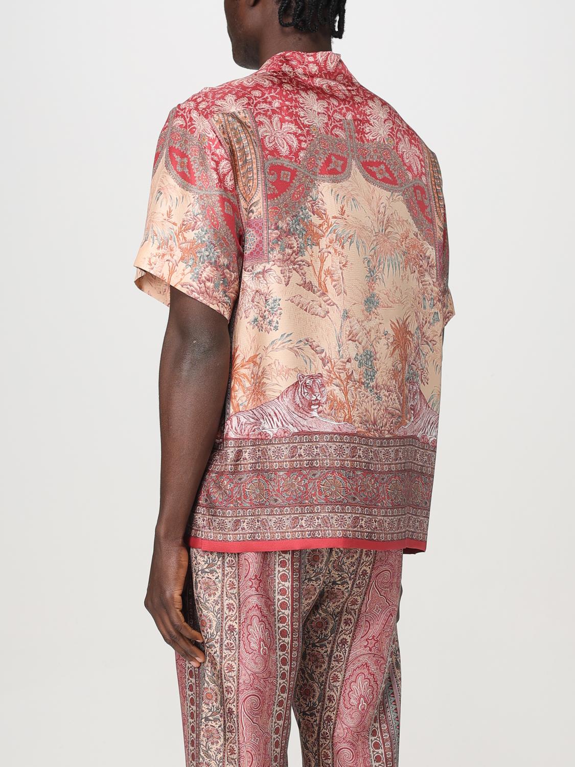 ETRO CAMICIA: Camicia Etro in seta con stampa Paisley , Fantasia - Img 3