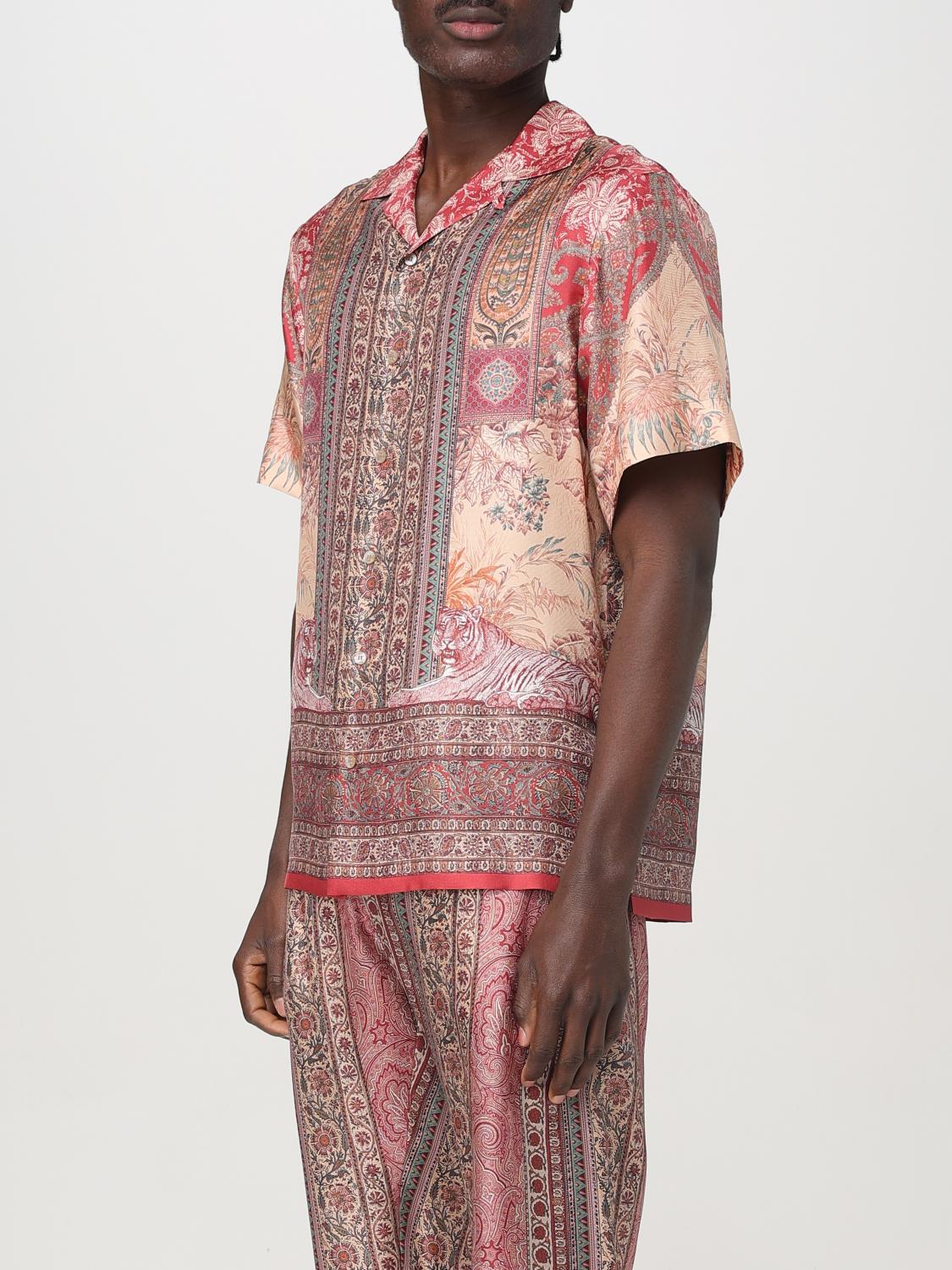 ETRO CAMICIA: Camicia Etro in seta con stampa Paisley , Fantasia - Img 4