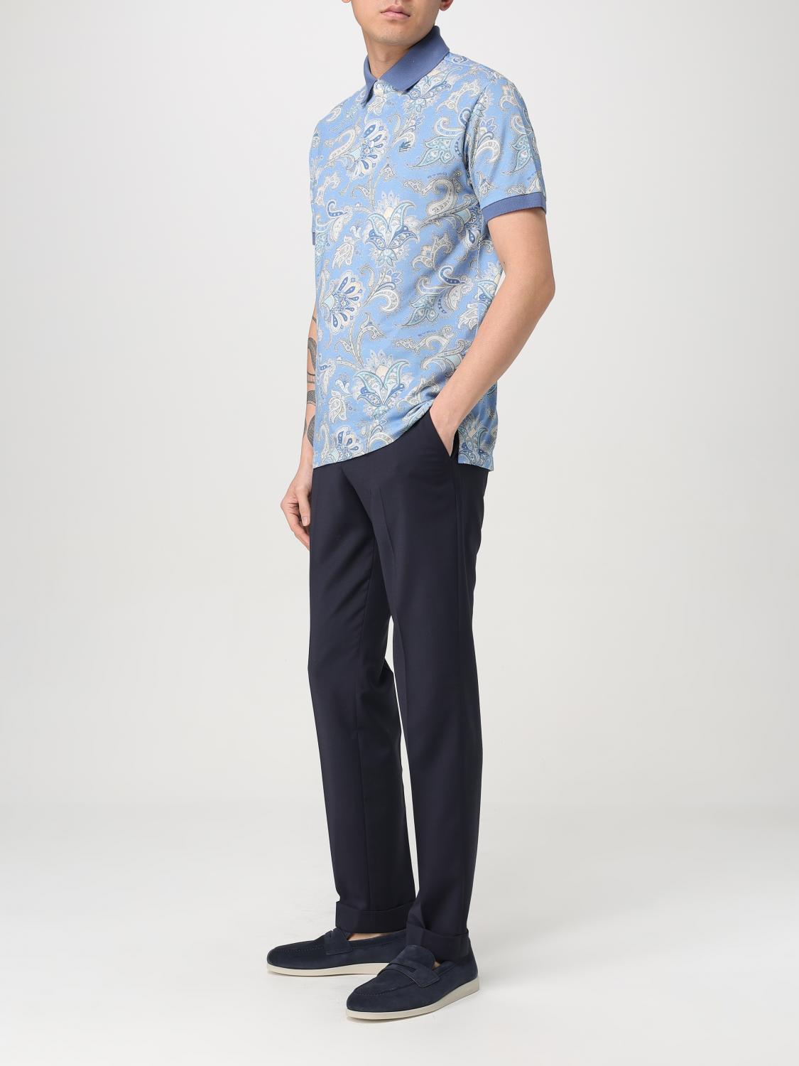 ETRO POLO SHIRT: Polo shirt men Etro, Gnawed Blue - Img 2