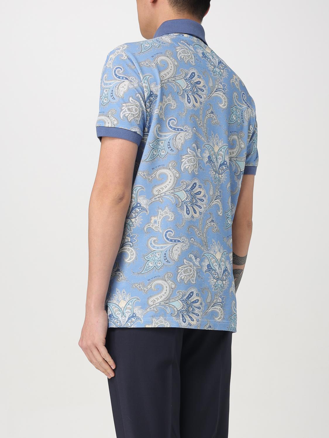 ETRO POLO SHIRT: Polo shirt men Etro, Gnawed Blue - Img 3