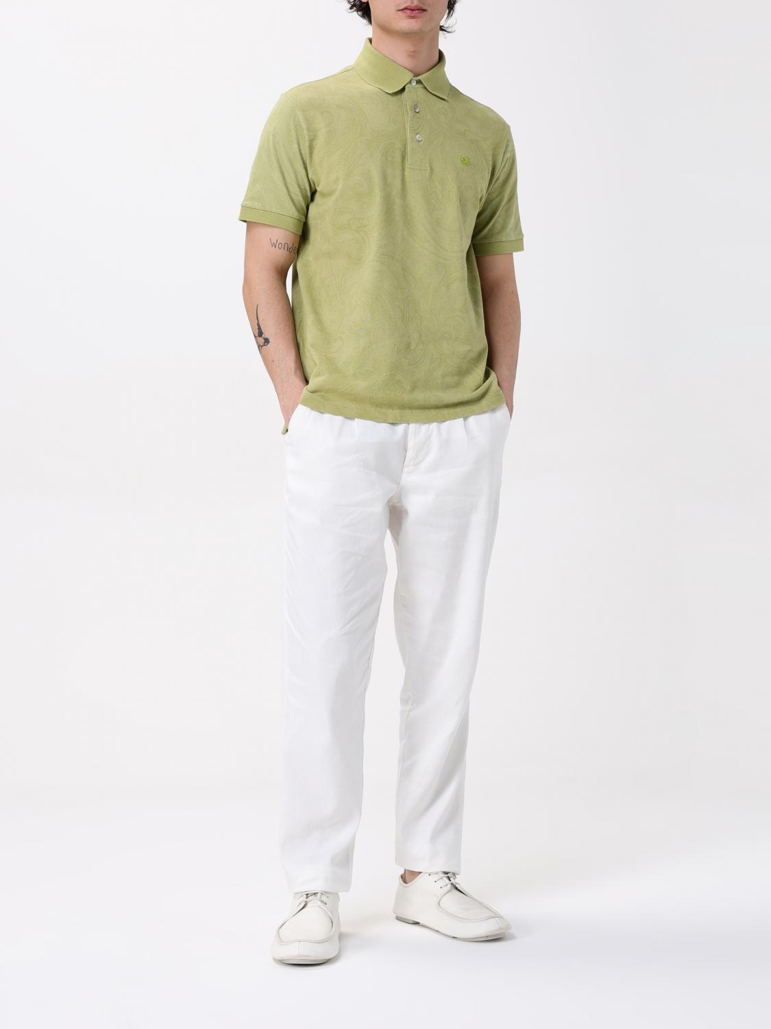 ETRO POLO SHIRT: Polo shirt men Etro, Green - Img 2