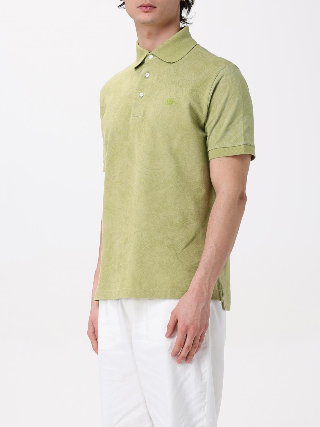 ETRO POLO SHIRT: Polo shirt men Etro, Green - Img 4