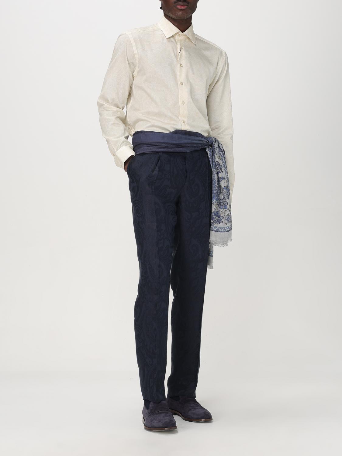 ETRO 스카프: 스카프 남성 Etro, 블루 - Img 4