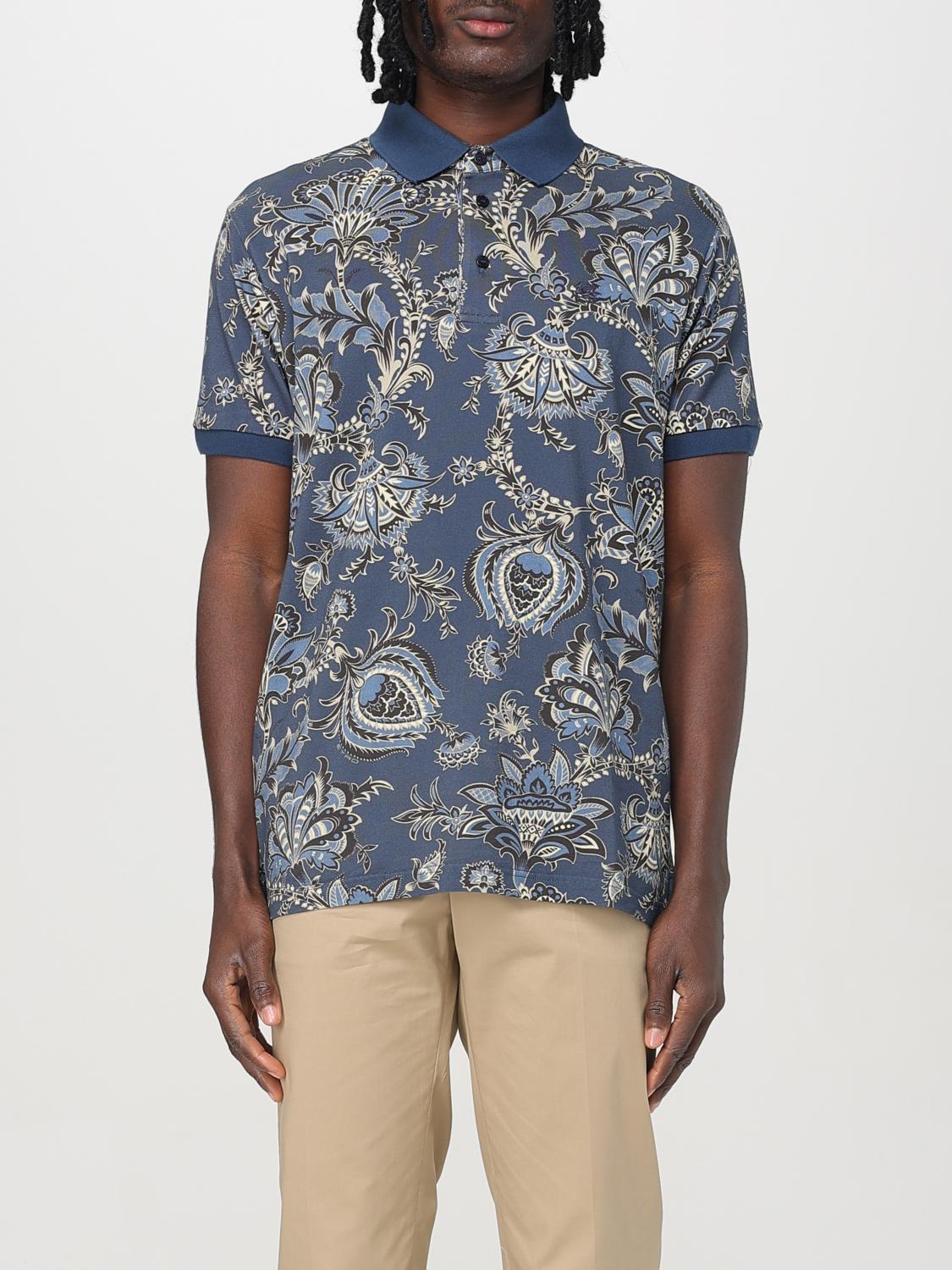 ETRO POLO SHIRT: Polo shirt men Etro, Blue - Img 1