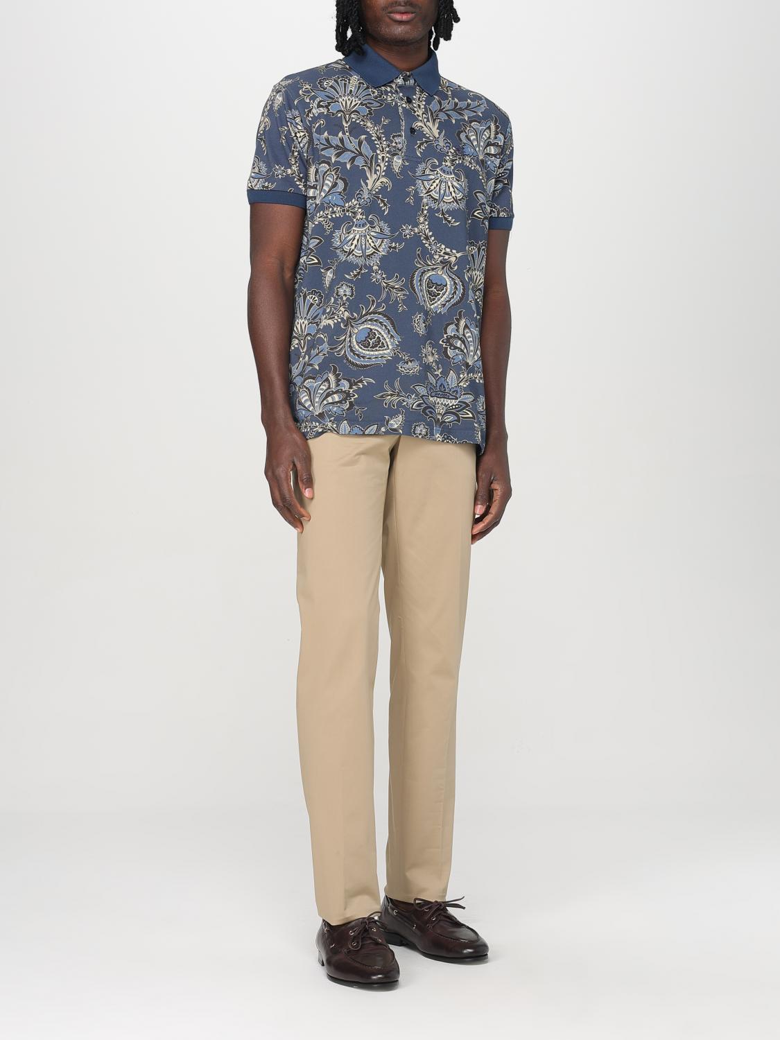 ETRO POLO SHIRT: Polo shirt men Etro, Blue - Img 2