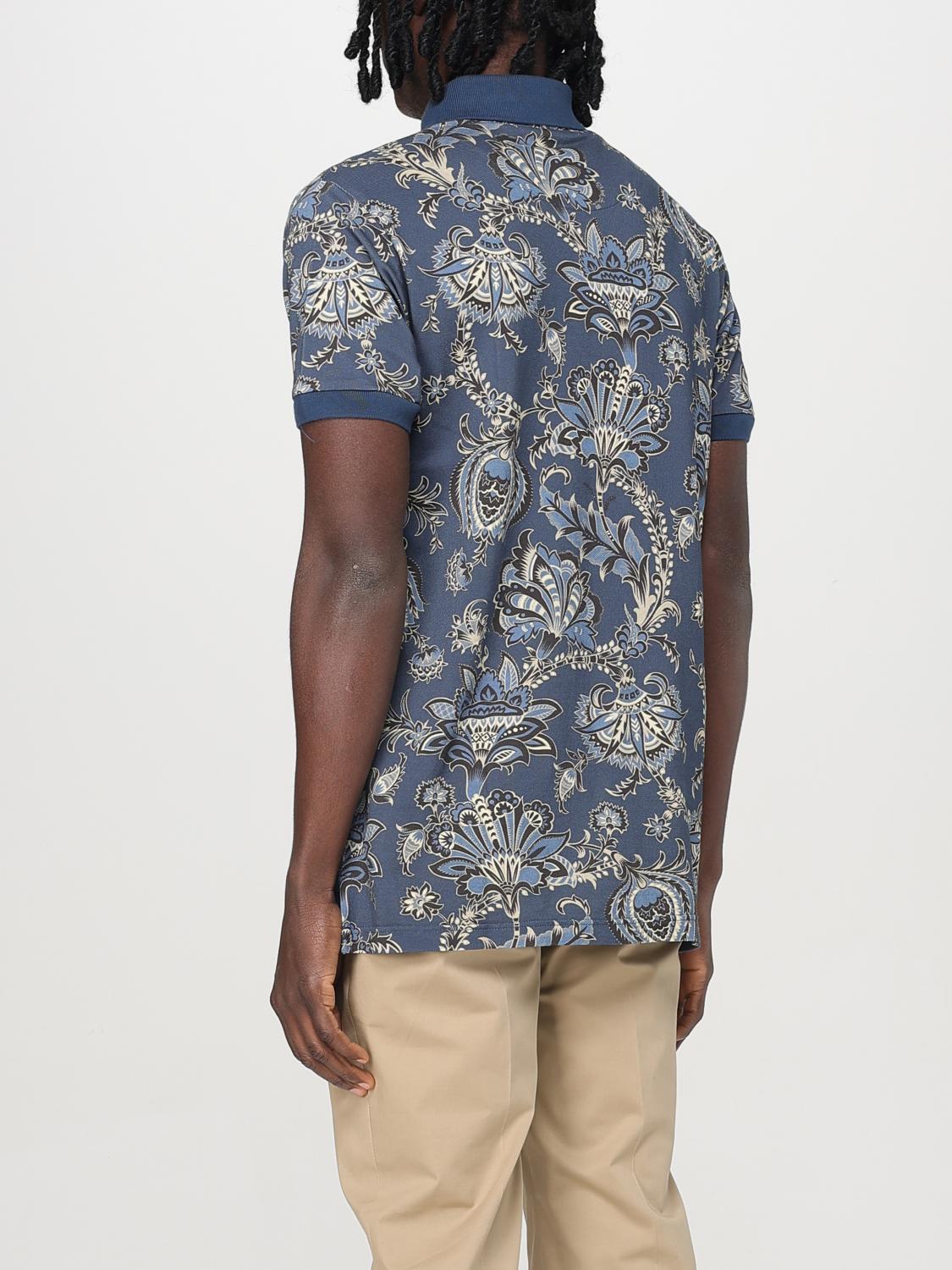 ETRO POLO SHIRT: Polo shirt men Etro, Blue - Img 3