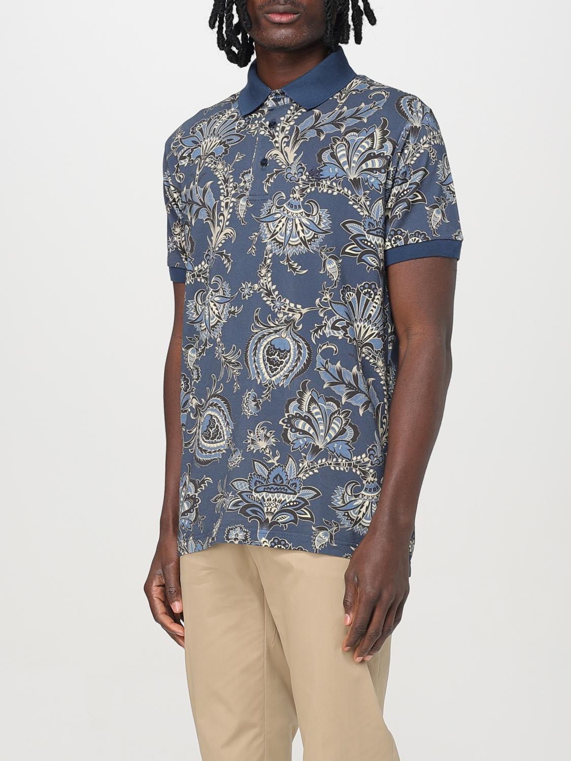 ETRO POLO SHIRT: Polo shirt men Etro, Blue - Img 4