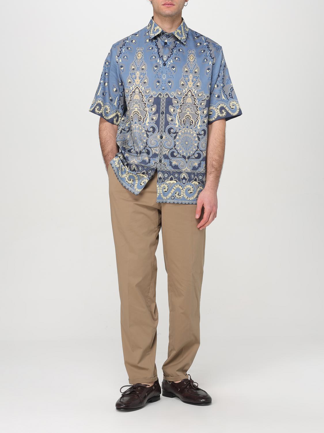 ETRO SHIRT: Shirt men Etro, Gnawed Blue - Img 2