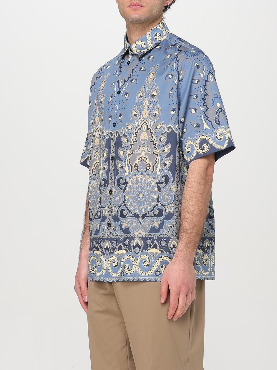 ETRO SHIRT: Shirt men Etro, Gnawed Blue - Img 4