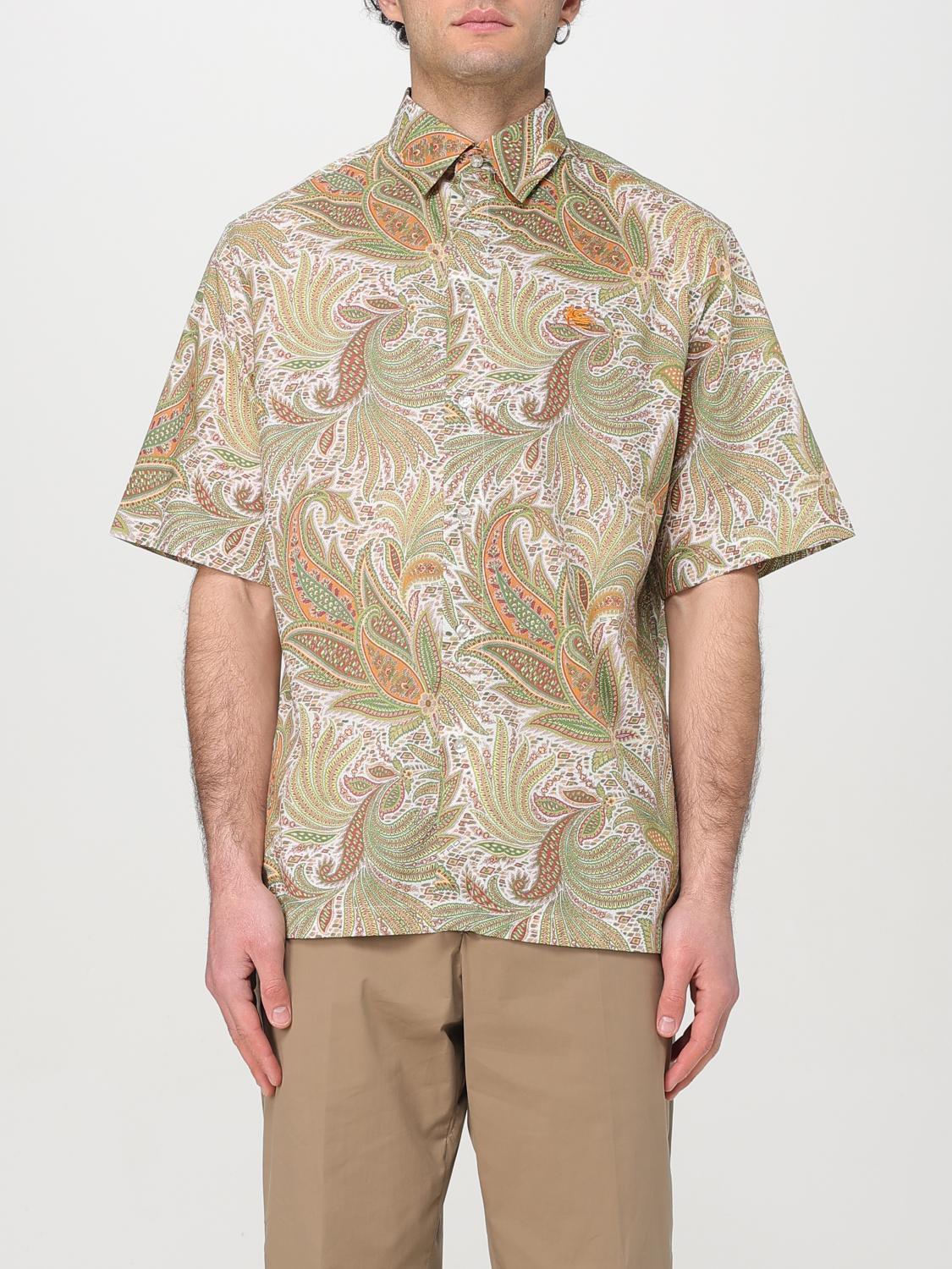 ETRO SHIRT: Shirt men Etro, Beige - Img 1